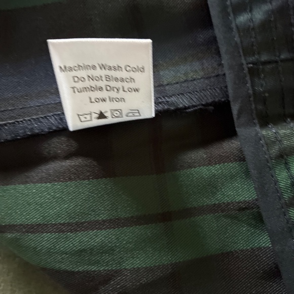 NWT Tuckernuck Chloe shirt dress in blackwatch plaid M - Picture 11 of 11